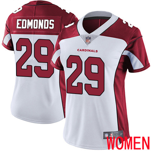 Arizona Cardinals Limited White Women Chase Edmonds Road Jersey NFL Football #29 Vapor Untouchable